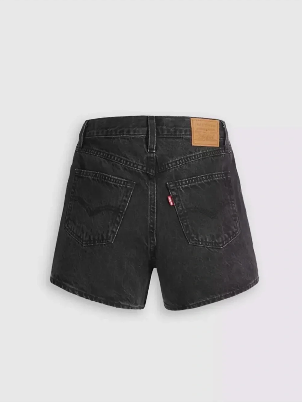 Levi's Black High-Rise Denim Shorts